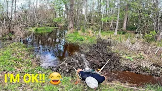 Beaver Dam Removal! || At MBD Number 2! Part 7! || That's One For The Beavers! 😂