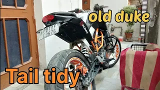 How To Install A Tail tidy On Your Old Duke #KTM #Ktmover