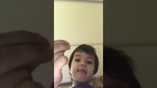 Little boy sings apple pen song