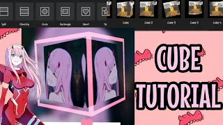 CUBE TUTORIAL TRANSITION USING CAPCUT |CUTE & COOL TRANSITION | CAPCUT EDIT | ZERO TWO CUTE EDIT