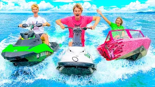 Last To Stop Riding Jet Ski Wins $10,000!!