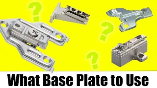 What Hinge to Use Part 2- Hinge and Base Plate Combinations