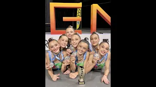 Conjunto infantil CLUB RITMO 2021- Subcampeón de España -5 cuerdas-Gimnasia Ritmica