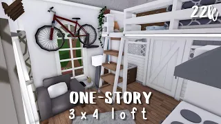 Bloxburg | One Story 3x4 Loft 22k | House Build