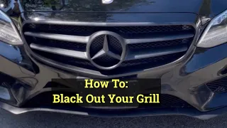 How To: Black Out Your Grill Using Plastidip