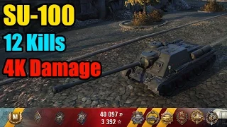 World of Tanks SU-100 - 12 Kills - 4k Damage