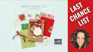 Stampin' Up! Holiday Catalog 2021 RETIRING Walkthrough