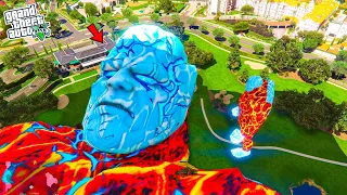 $1 ALL FATHER ICE & LAVA GOD into $1,000,000,000 ALL FATHER ICE & LAVA GOD in GTA 5 !