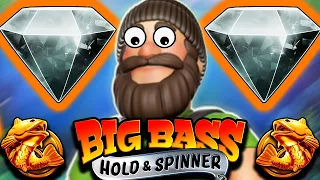 NEW BIG BASS HOLD & SPINNER SLOT 🤑 MAX BET BONUS BUYS BIG WIN‼️🔥