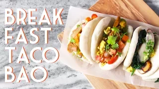 BREAKFAST TACO BAO • Vegan Brinner Collab