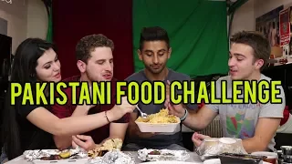 EATING PAKISTANI FOOD FOR THE FIRST TIME ft. REACT CAST