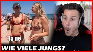 Max REAGIERT auf Wie viele hattest du? | Beachumfrage Miami