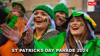 New York City LIVE St Patricks Day Parade 2024 ☘️ St Patrick’s Day Parade NYC