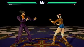 Tekken 2 Remake - Kazuya vs Michelle