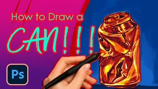 I LITERALLY DREW A CAN! #digitalpainting #can #drawing #howto