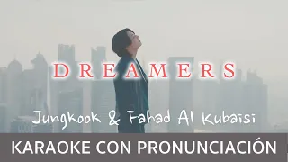 BTS Jungkook & Fahad Al Kubaisi - DREAMERS - SUB ESPAÑOL【karaoke】(Lyrics , Pronunciación)