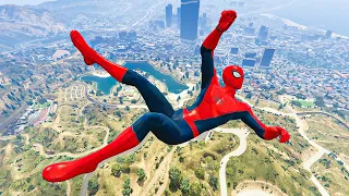 GTA 5 Epic Parkour Ragdolls SPIDERMAN (Euphoria Physics Showcase) Ep.3