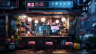 Cyberpunk Tokyo Coffee Shop - Synthwave Retrowave Mix [1 Hour Remix]