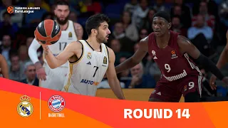 Real Madrid-FC Bayern Munich  Round 14 Highlights | 2023-24 Turkish Airlines EuroLeague