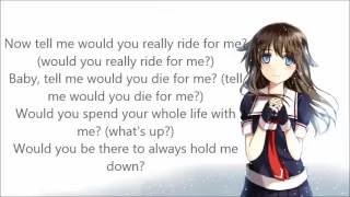 Locked away ~ Nightcore ~ lyrics