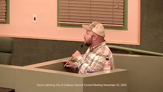 City of Calexico Special Council Meeting November 22, 2022