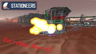 Stationeers Let's play Mars 45 Blue flame rocket