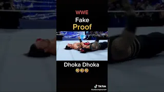 WWE fake proof