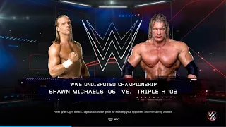 Shawn Michaels vs HHH 2 out of 3 falls