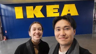 Мини-обзор IKEA в Корее. Едим в кафе. Интересные цены в магазине.