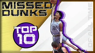 NBA Top 10 Missed Dunks EVER