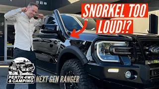 STAINLESS SNORKEL ON THE V6 NEXT GEN RANGER - IS IT TOO LOUD?