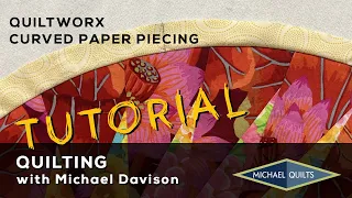 JUDY NIEMEYER QUILTWORX Curved Paper Piecing - Adding Veins to Units