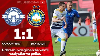 QO'QON-1912 — PAXTAKOR 1:1 Coca-Cola Superliga. 9-tur