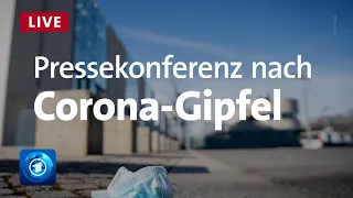 Corona-Gipfel: Merkel zu Ergebnissen | Pressekonferenz live