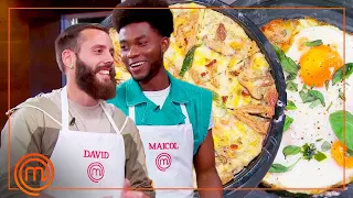 NO SE ATREVEN a probar las "pizzas" de David y Maicol | MasterChef 12