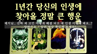 [타로] 앞으로 1년간 당신의 인생에 찾아올 큰 행운👍