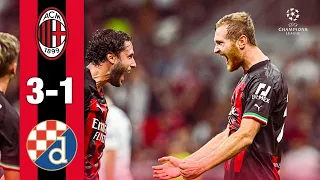 A Champions League win!! | AC Milan 3-1 GNK Dinamo | Highlights