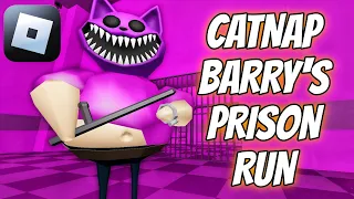 ESCAPE FROM CATNAP BARRY'S PRISON RUN! OBBY - Walkthrough Full Gameplay #roblox