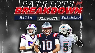 New England Patriots 2023 Playoff Scenarios | Buffalo Bills Week 18 Preview | BIG Win over Dolphins