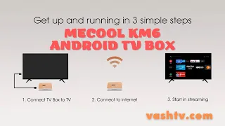 MECOOL KM6 Android TV Box @Vashtvcom