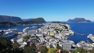 Alesund in Norwegen - Besuch mit der AIDAperla