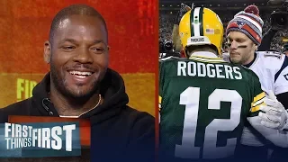 Martellus Bennett on who is the best QB between Aaron Rodgers and Tom Brady | FIRST THINGS FIRST