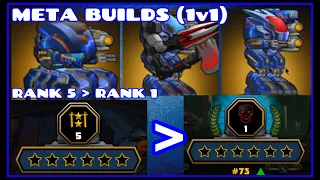 Supermechs⛅ (Rank 5 - Rank 1) 🏆 (1v1) Meta builds ONLY