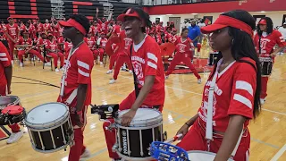 Drumline Battle - Jonesboro vs Redan vs Riverdale - Jonesboro High "Cardinal Band Brawl" BOTB