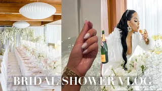 VLOG | BRIDAL SHOWER PREP | NAILS | BRIDE TO BE