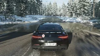 Forza Horizon 4 - 1000HP MERCEDES-BENZ AMG GT 4 DOOR COUPE - Test Drive in snow - 1080p60FPS