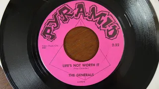 The Generals  ‎– For What More Could I Ask, Life's Not Worth It 1966 Pyramid ‎– 6 6987 Garage Rock