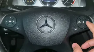 Como apagar serviço, inspeção da Mercedes c200 ou C180 2009