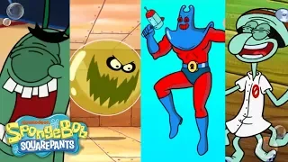 Worst Villains Countdown (ft. Plankton, Flats the Flounder & More!) | SpongeBob