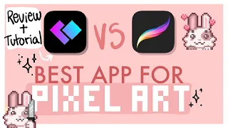 BEST APP FOR PIXEL ART ON THE IPAD? (you better believe it) | Pixaki vs Procreate | Full Tutorial